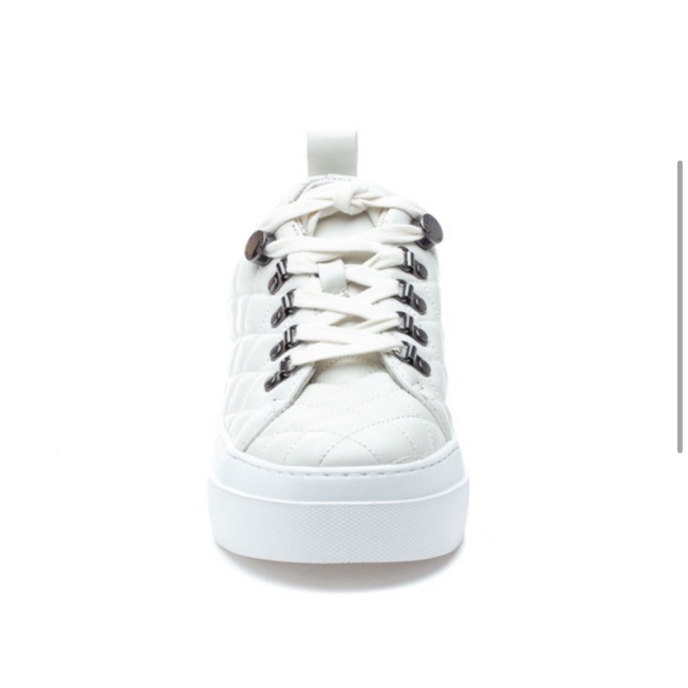 NWT J/SLIDES AIMEE White Leather Sneaker - Picture 4 of 15